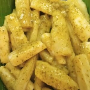 Yuca Frita al Ajillo